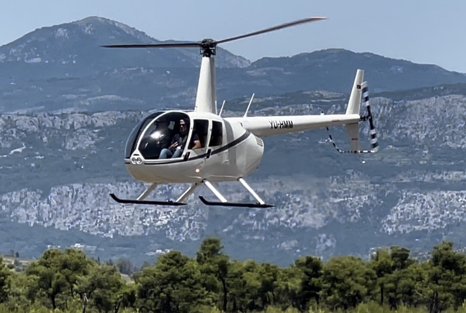 Helicopter training in Montenegro