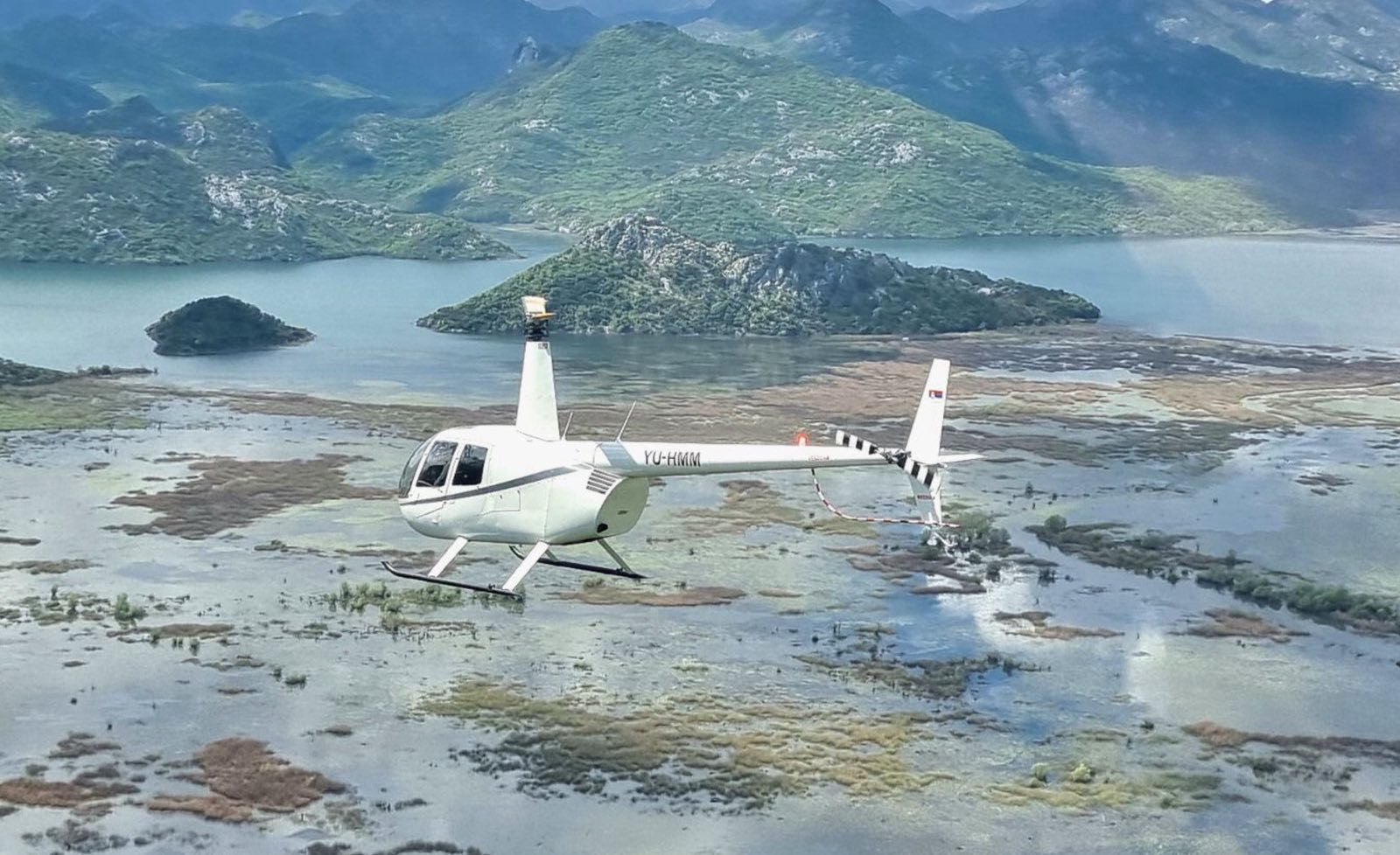 Helicopter training in Montenegro