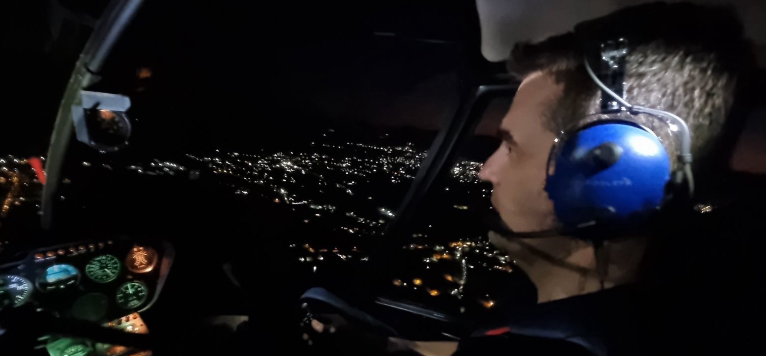 Helicopter training in Montenegro