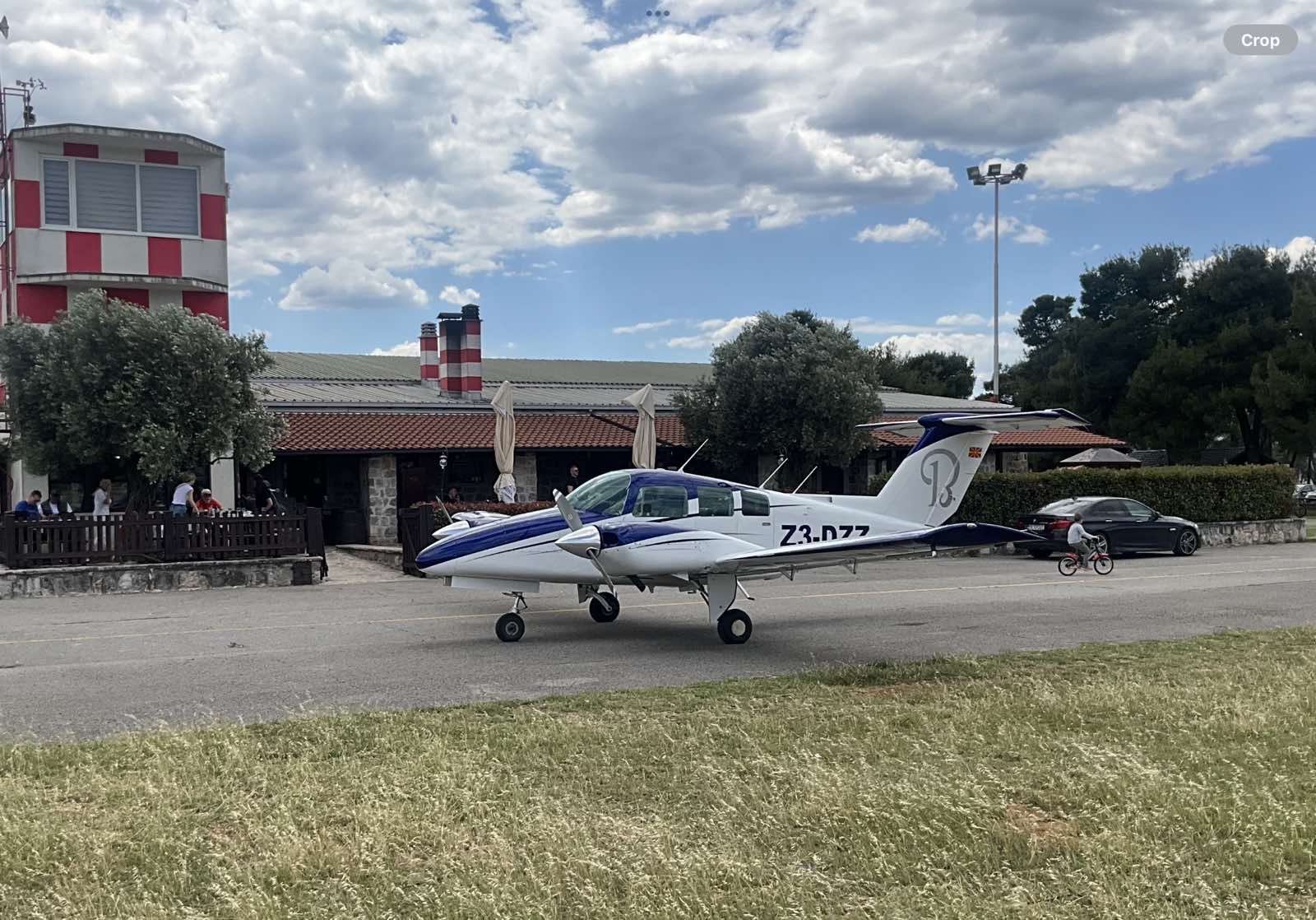 Aeroplane training in Montenegro