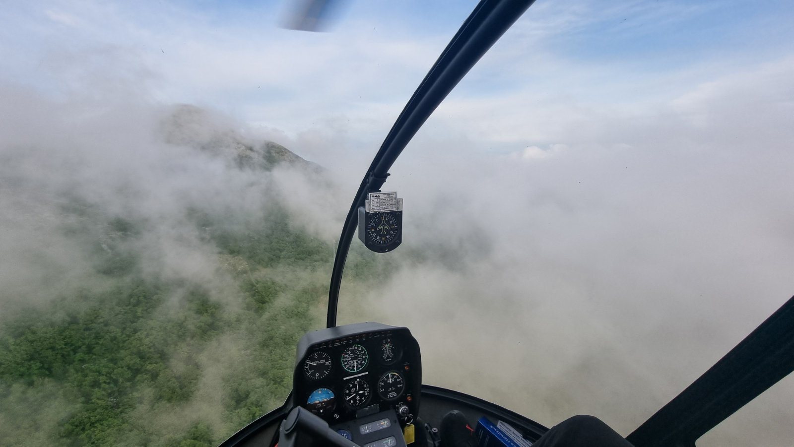 Helicopter training in Montenegro