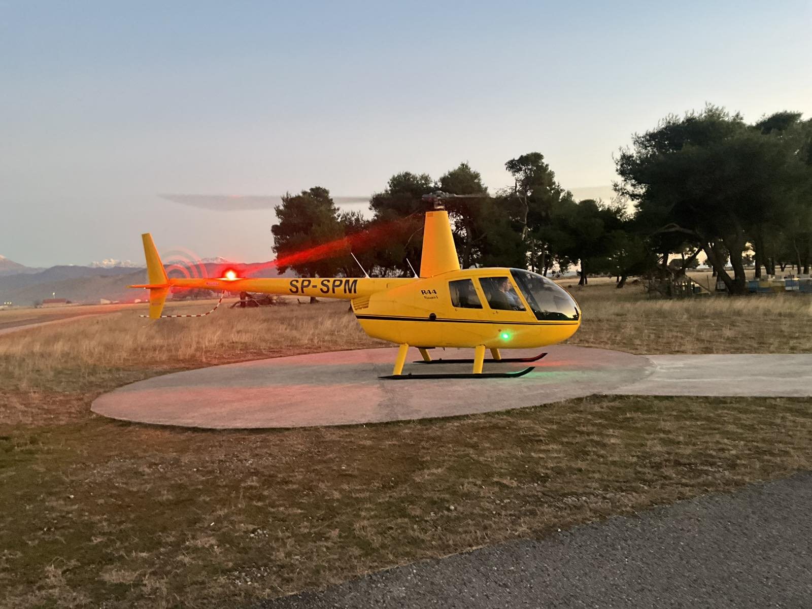 Helicopter training in Montenegro