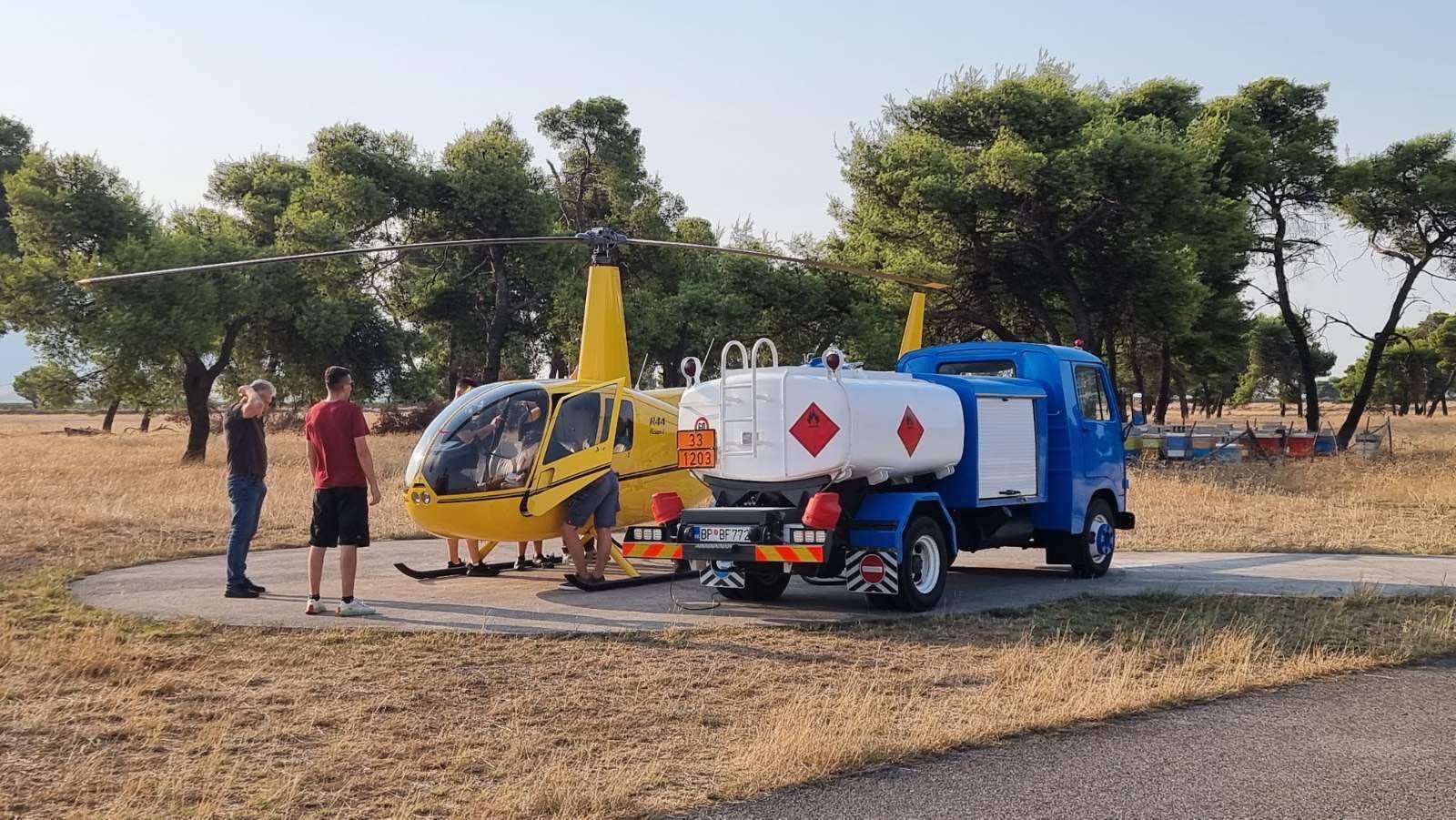 Helicopter training in Montenegro