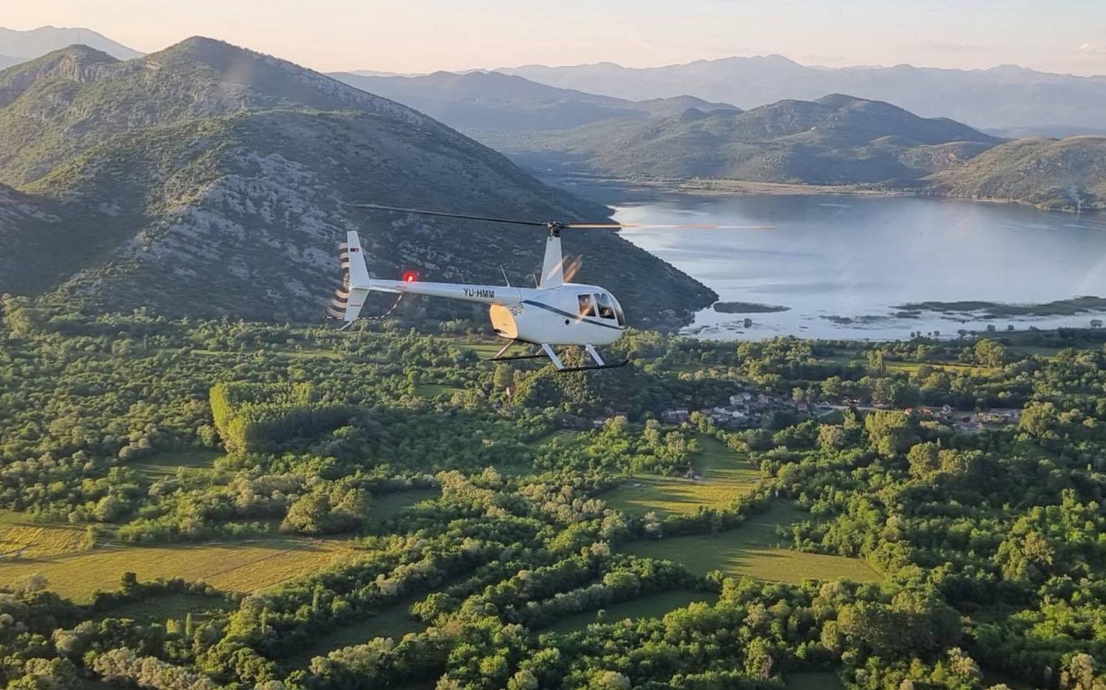 Helicopter training in Montenegro