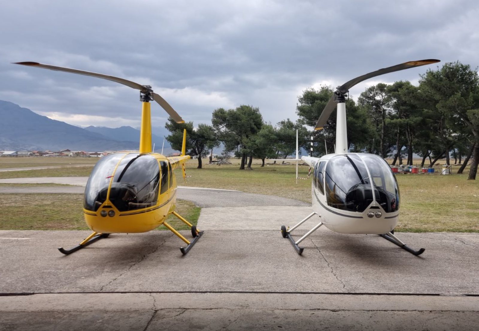 Helicopter training in Montenegro