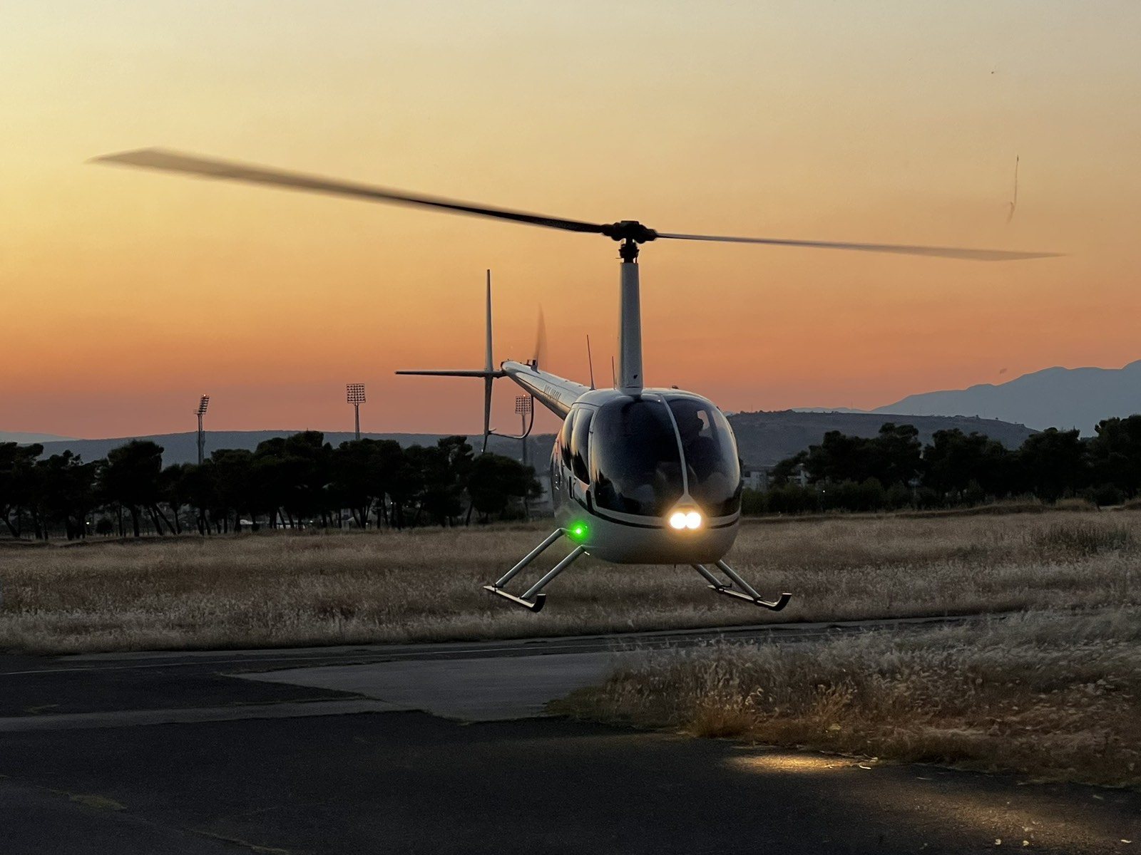 Helicopter training in Montenegro