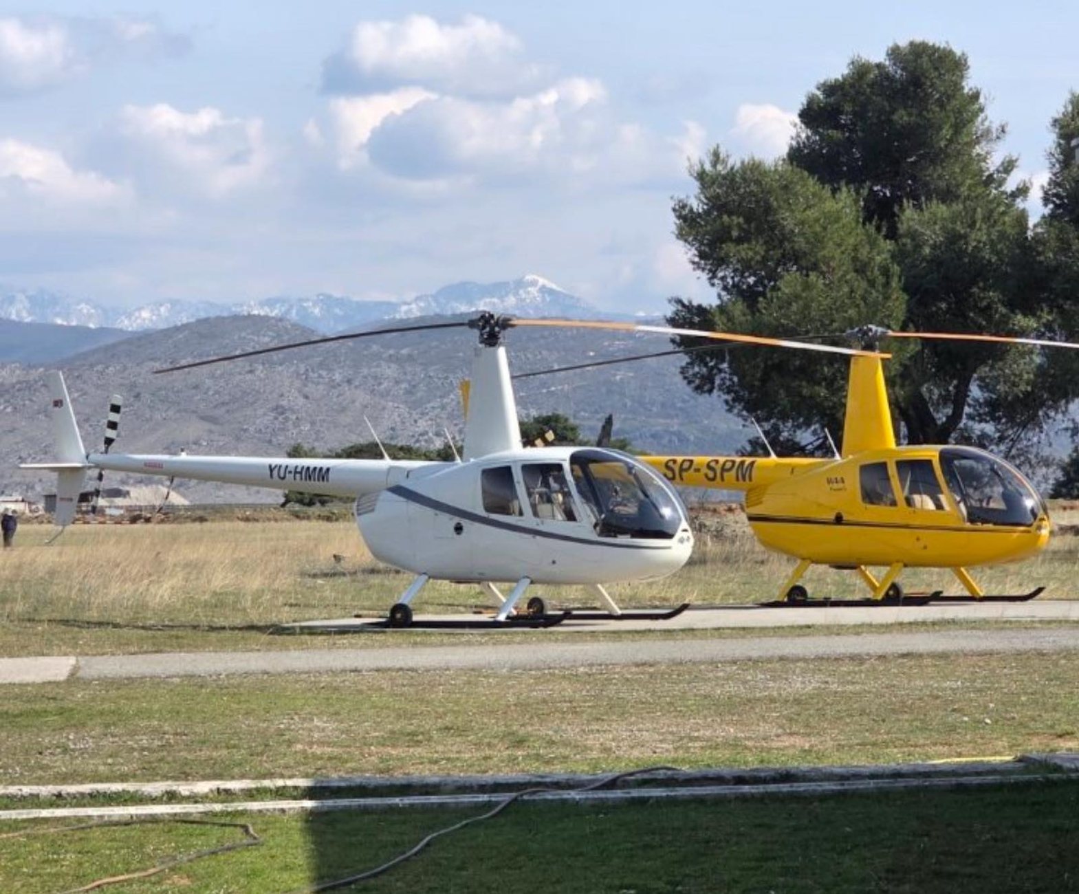Helicopter training in Montenegro