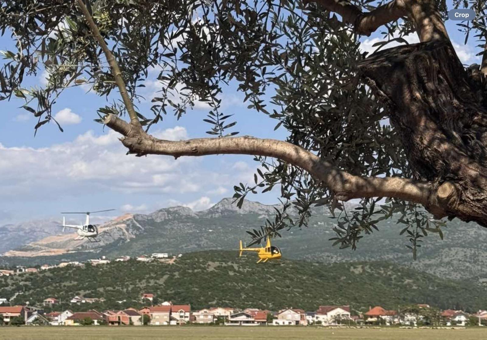 Helicopter training in Montenegro