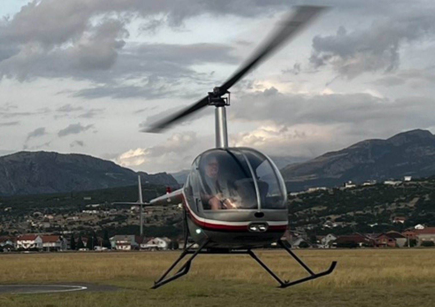 Helicopter training in Montenegro