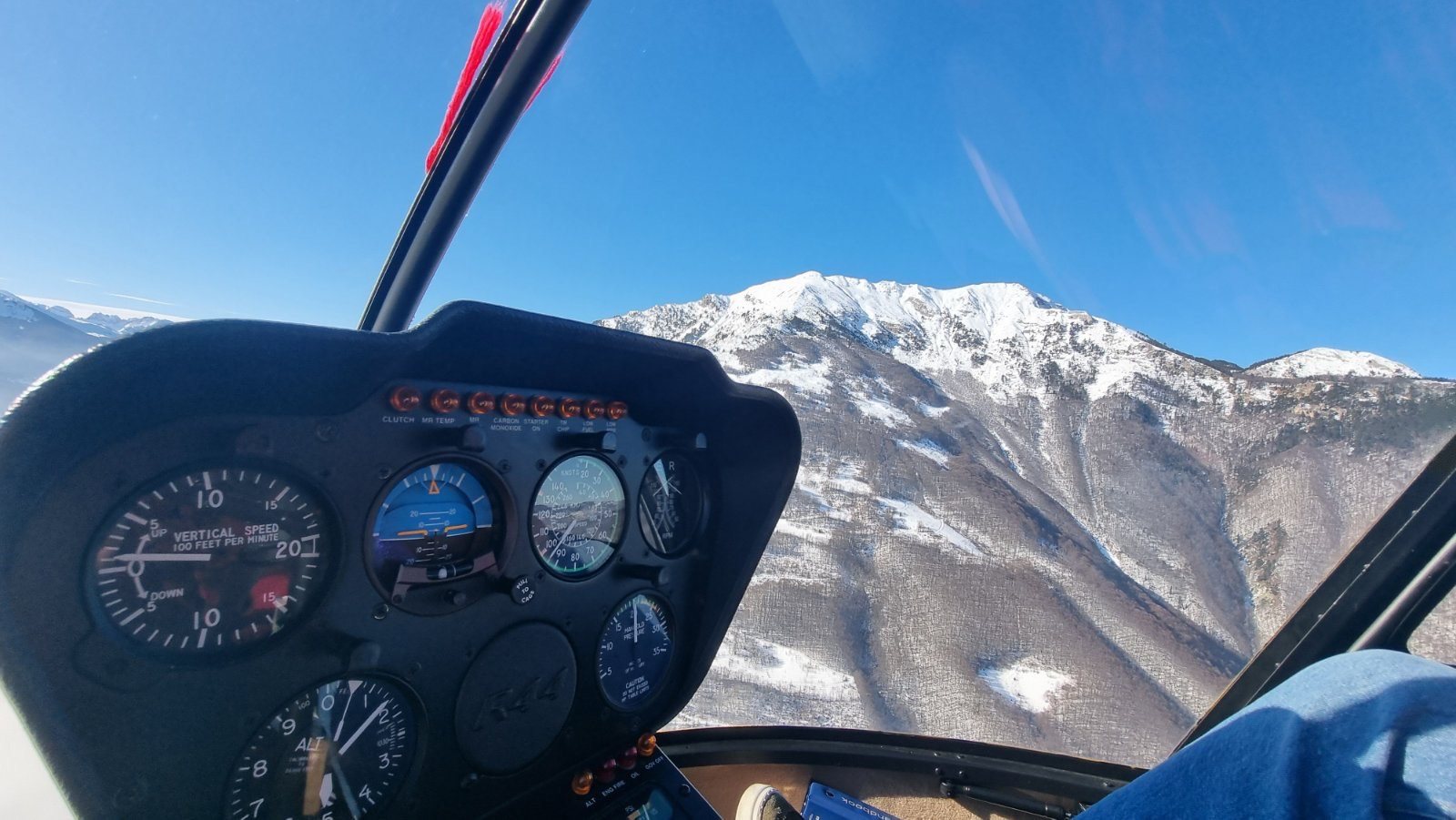 Helicopter training in Montenegro