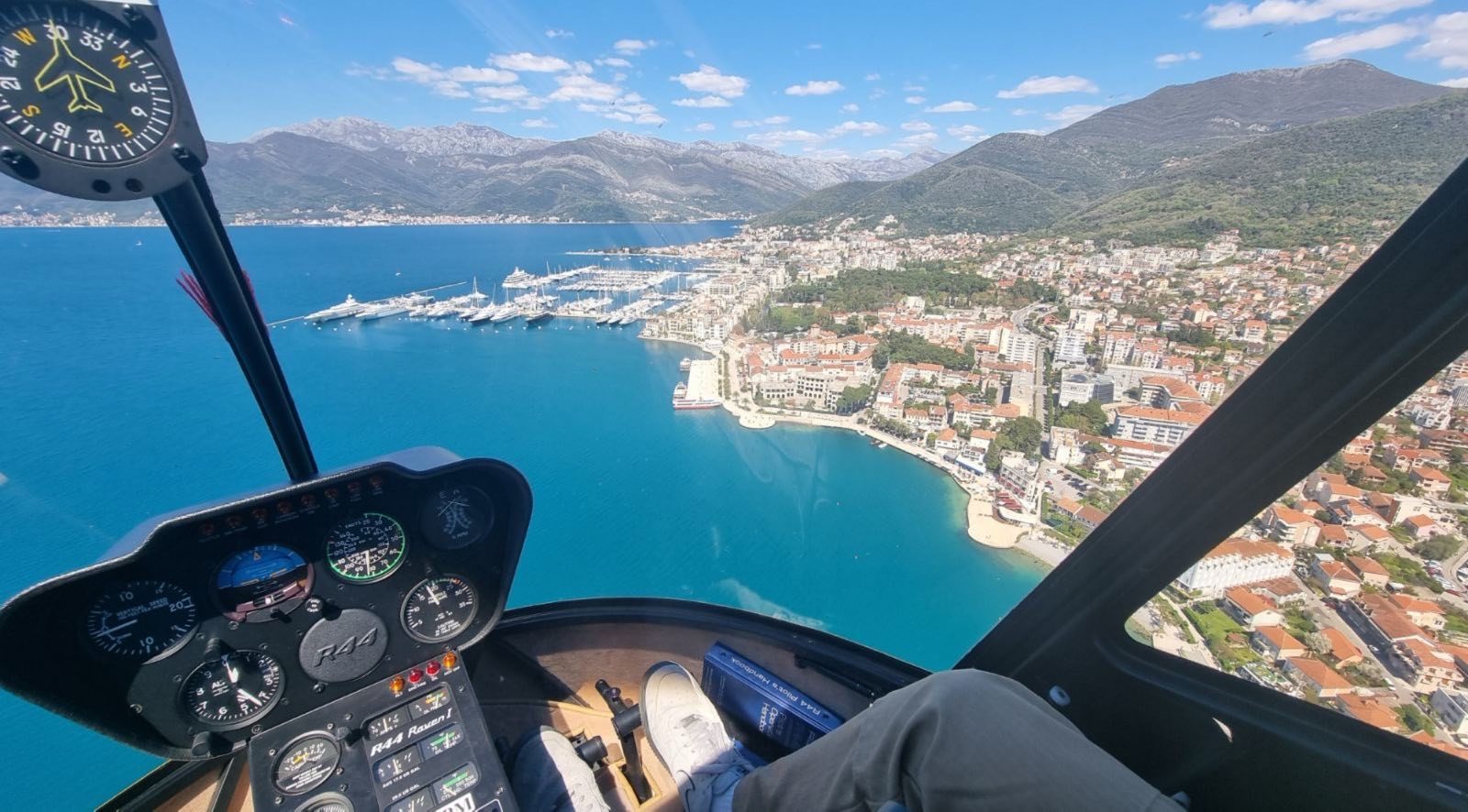 Helicopter training in Montenegro