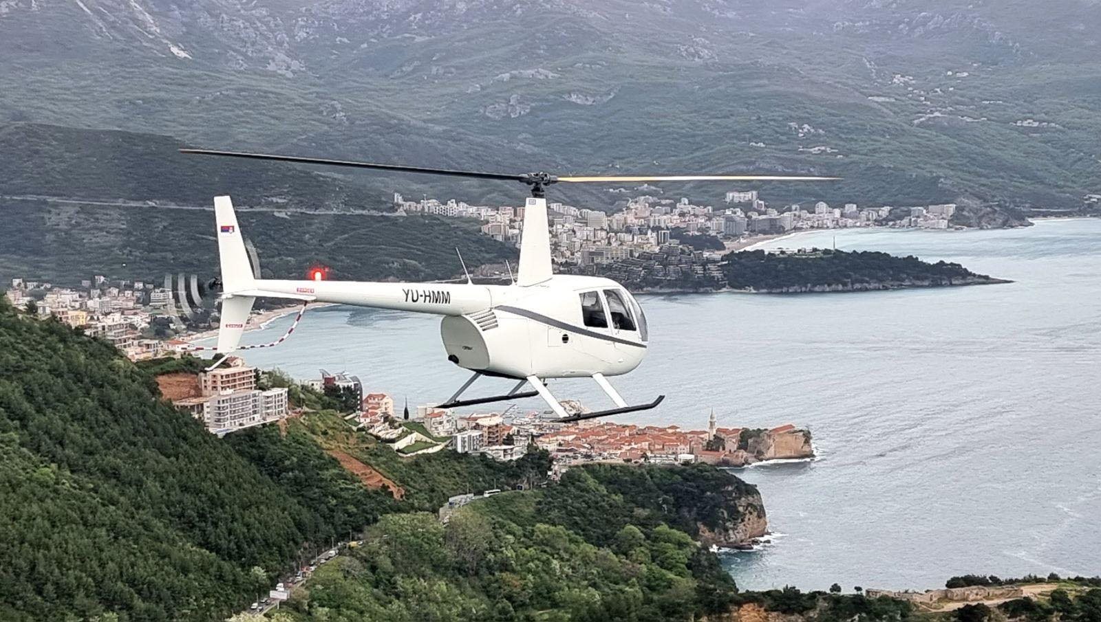 Helicopter training in Montenegro