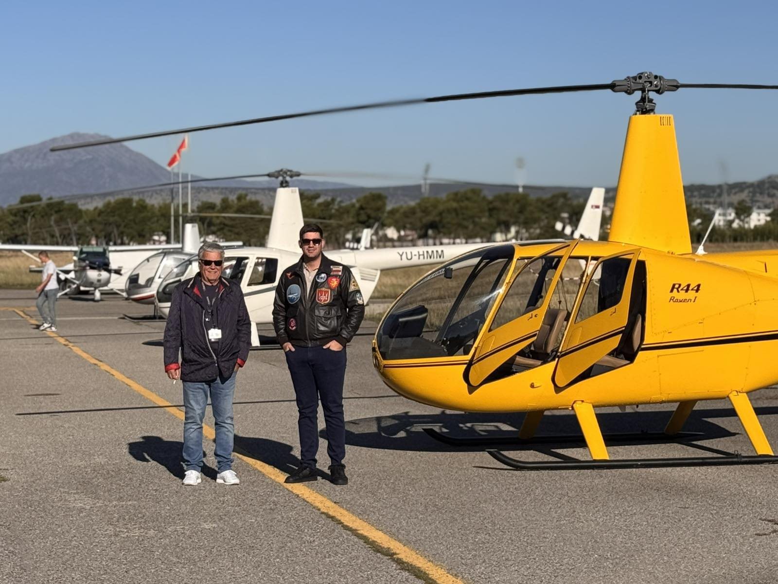 Helicopter training in Montenegro